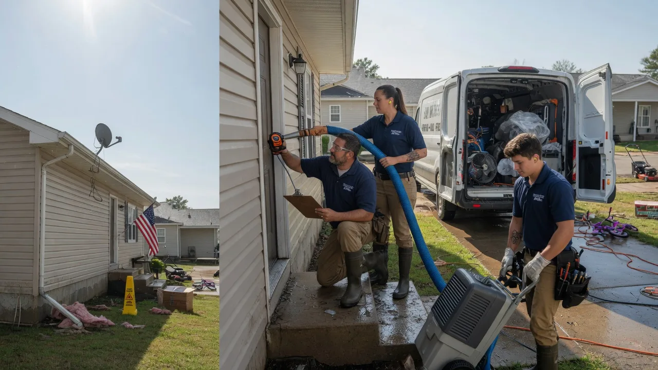 Ceiling Water Damage Restoration in Lebanon, SD near me